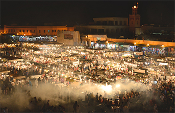 Freeridemorocco and the Jamaa El Fna
